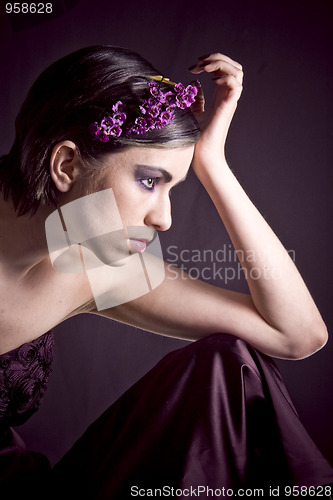 Image of violet girl