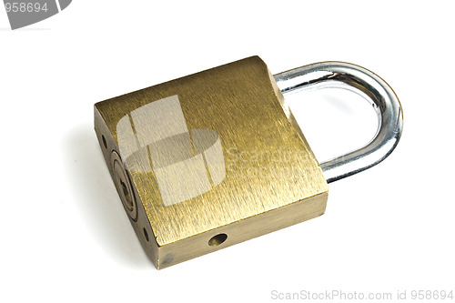 Image of Padlock isolated on white