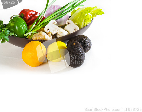 Image of assorted vegetables and fruits