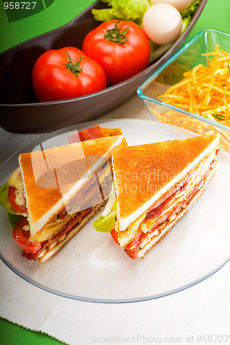 Image of club sandwich