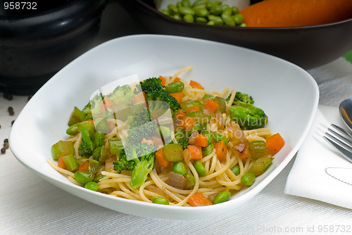 Image of vegetable pasta