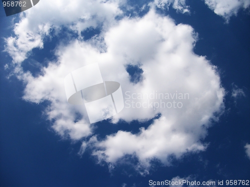 Image of Cumulus clouds