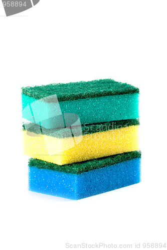 Image of three sponges