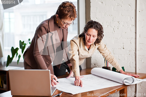 Image of Working businesswomen