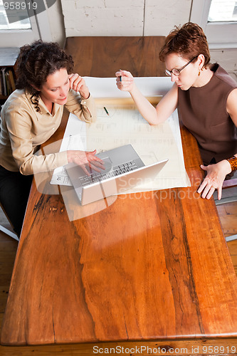 Image of Working businesswomen