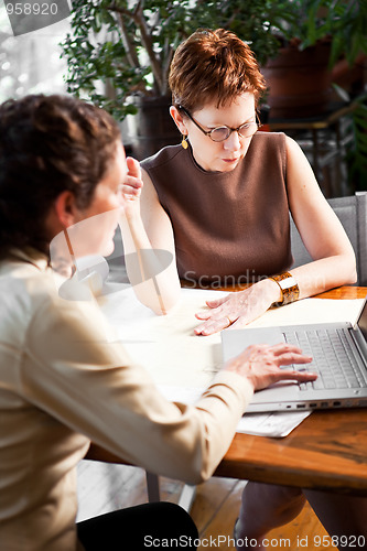 Image of Working businesswomen