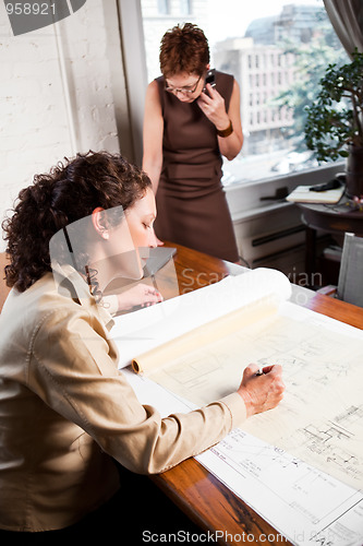 Image of Working businesswomen