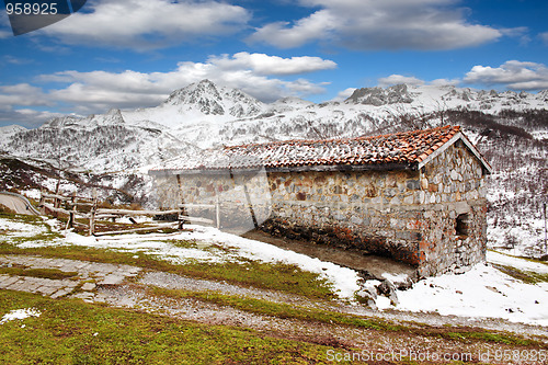 Image of Cabin in the snow