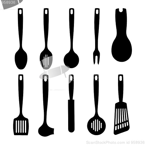 Image of Kitchen utensils