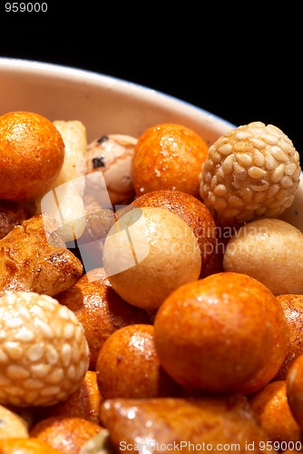 Image of Japanese rice crackers