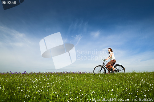 Image of Riding a bicycle