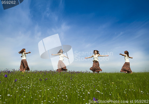 Image of Dancing on nature