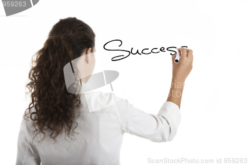 Image of Drawing the word Sucess