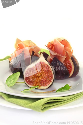 Image of Figs with ham