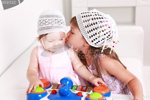 Image of Adorable kids playing