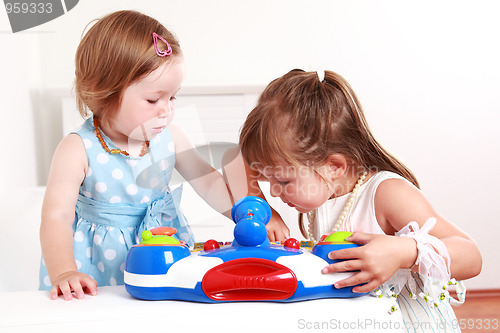 Image of Adorable kids playing