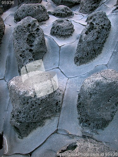 Image of Lava rocks on Jeju Island, Korea