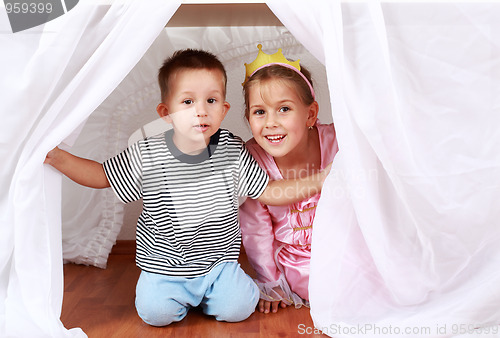 Image of Adorable kids playing