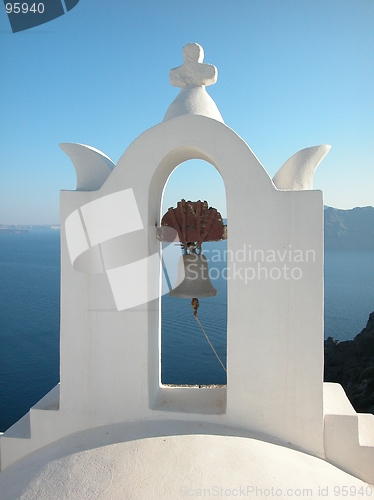 Image of Bell tower, Santorini, Greece