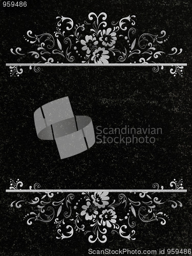 Image of decorated granite
