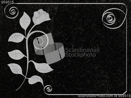 Image of decorated granite