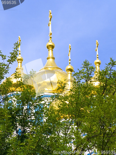 Image of golden cupola