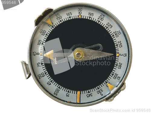 Image of Isolated compass