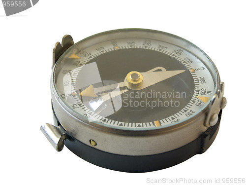 Image of Single isolated compass