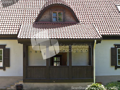 Image of Village house entrance
