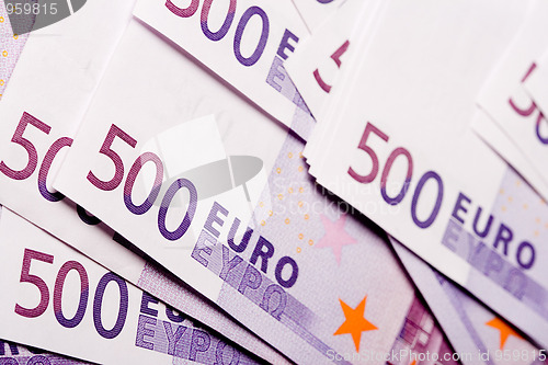 Image of euro banknotes