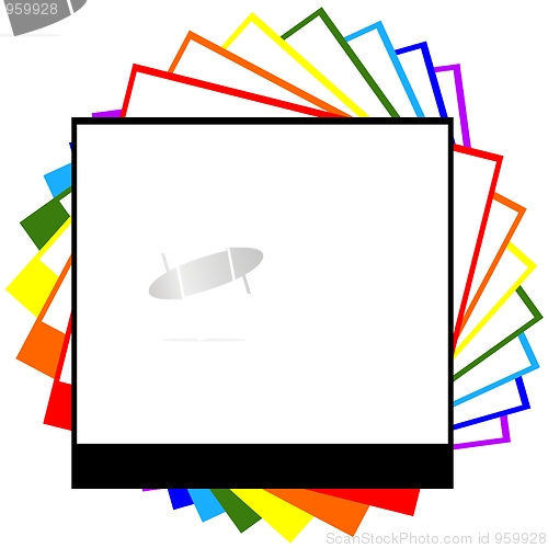 Image of photograph rainbow with ad space