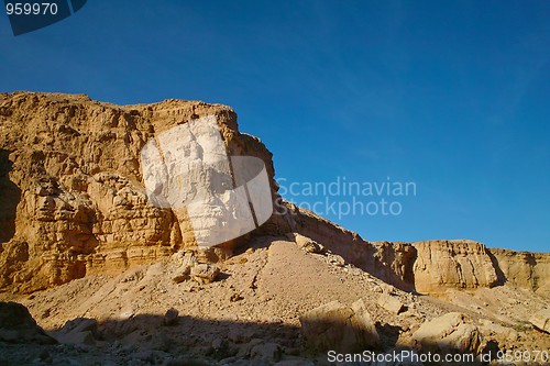 Image of Sandstone rocks in the desert