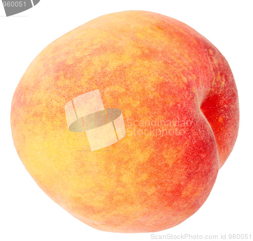Image of Single a red-yellow peach