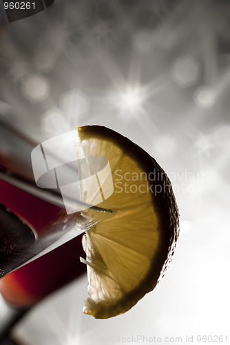 Image of Cocktail on sparkling background