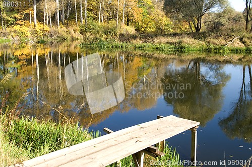 Image of Autumn on river