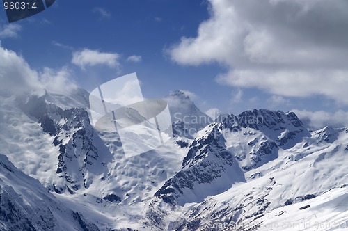 Image of Caucasus Mountains. Sulahat.