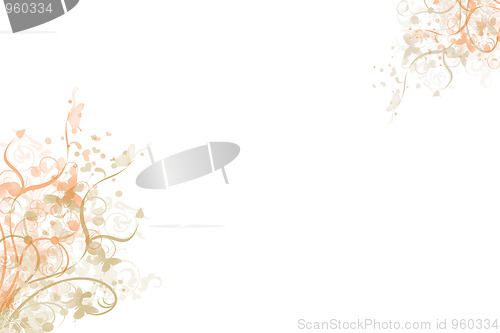 Image of Beautiful abstract floral background 