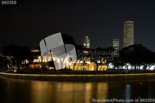 Image of Singapore at night