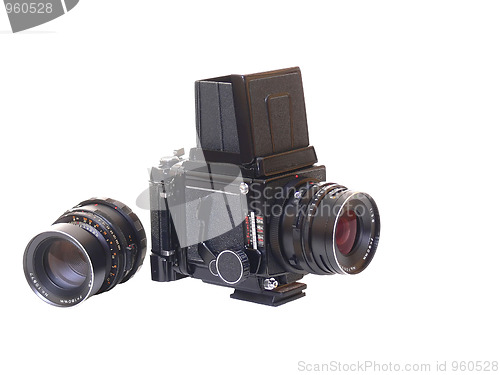 Image of An vintage medium camera.