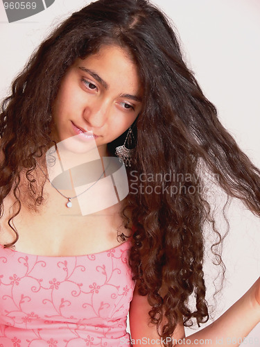 Image of Serious girl 
