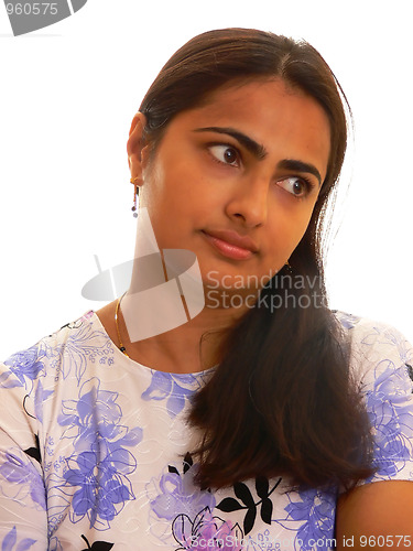 Image of Portrait of an Indian lady.