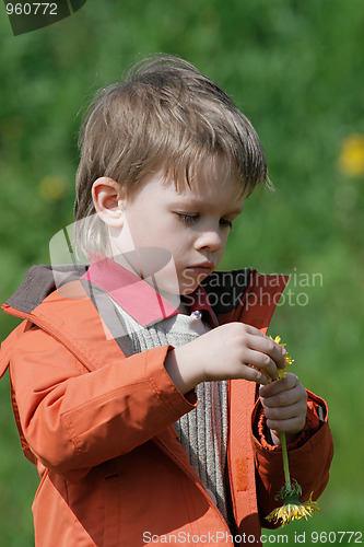 Image of Boy in summer day.