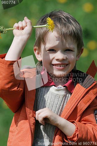 Image of Boy in summer day.