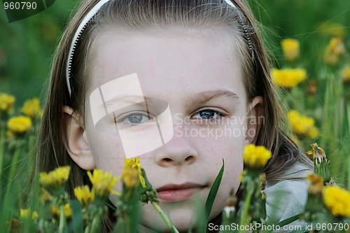 Image of Portrait of young girl