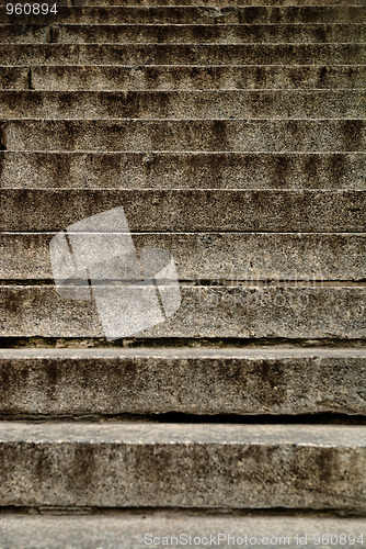 Image of old stone stairs