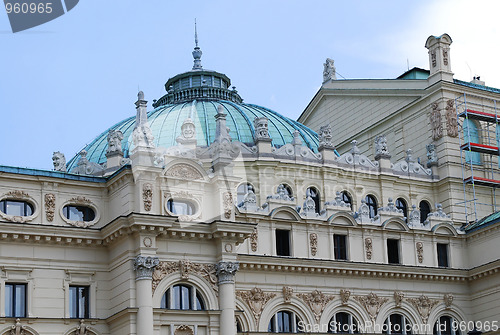 Image of The baroque style theater built in 1892 in Cracow