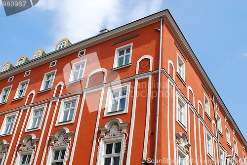 Image of house on the old city in Cracow