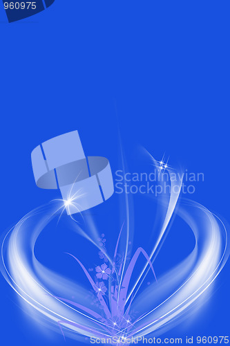 Image of Aabstract floral background 