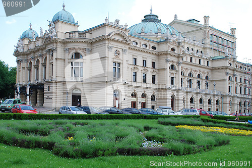 Image of The baroque style theater built in 1892 in Cracow