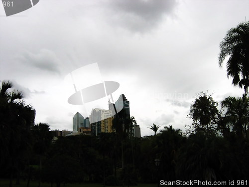 Image of Cloudy Brisbane. Australia